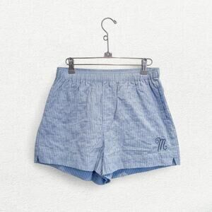 MadHappy Poplin Boxer Short in Blue